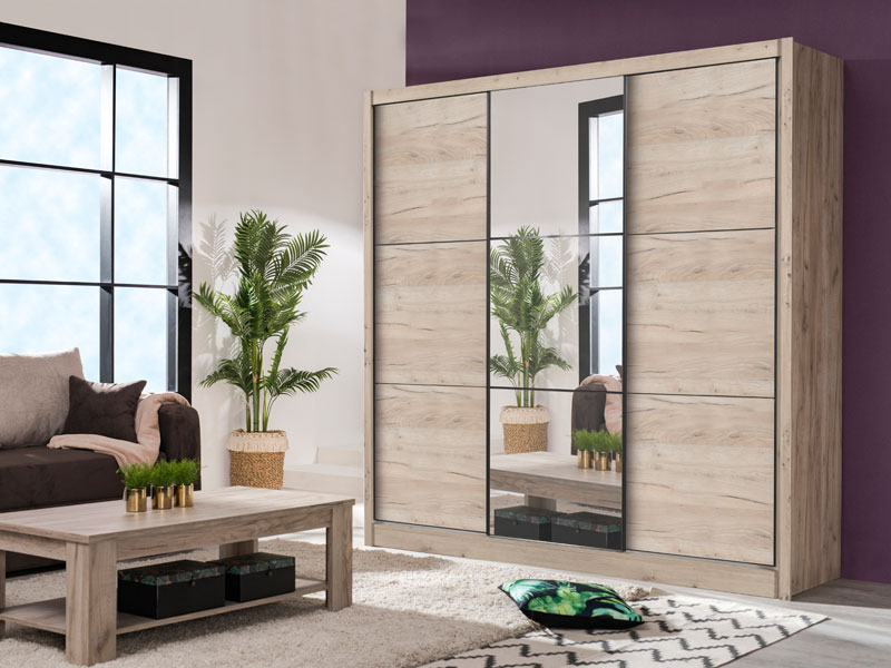 ORMAR NAVARA 245 OG sivi hrast - Zećanka