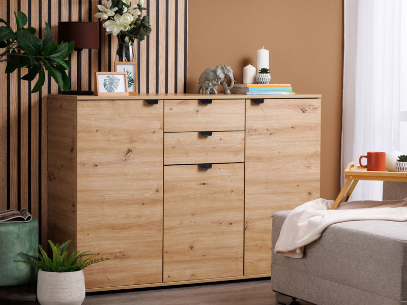 Komoda DUERO 3K2F artisan hrast - Zećanka