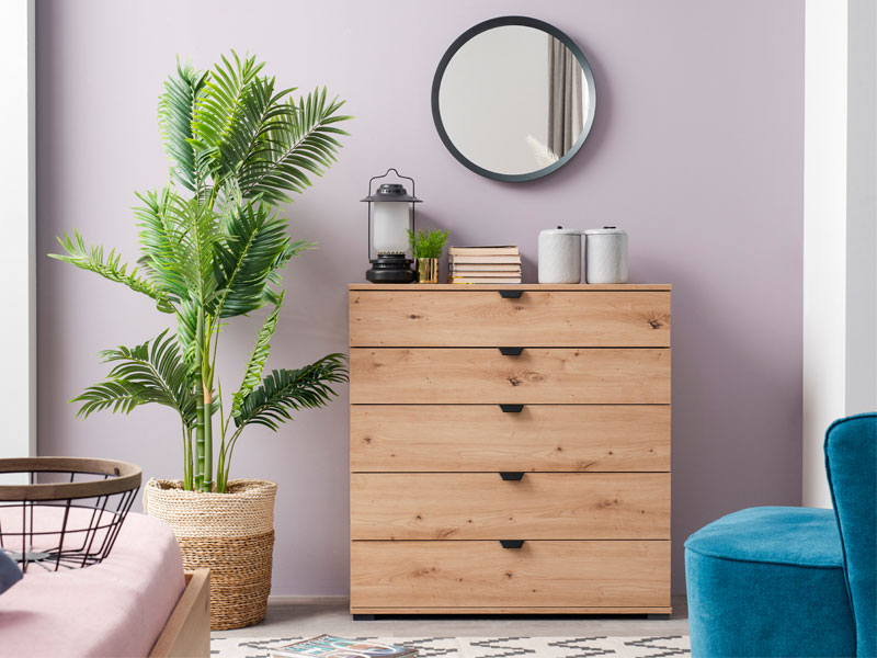 Komoda DUERO 5F 90 artisan hrast - Zećanka